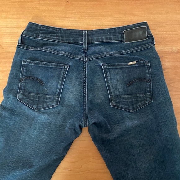 G-Star 3301 Low Rise Skinny Jeans in Dark Wash (Size 27 Tall) - Picture 4 of 10